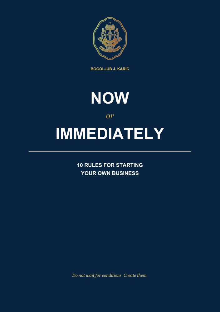 Cover of the booklet Now or Immediately